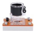 thumbnail image 4 of Placa De Inserción De Mesa De Enrutador, Localizador De Placa De Ranura De Máquina Recortadora Y Cubierta Transparente Escudo Protector De Herramienta Eléctrica De Plástico De Ingeniería De Aleación D, 4 of 8