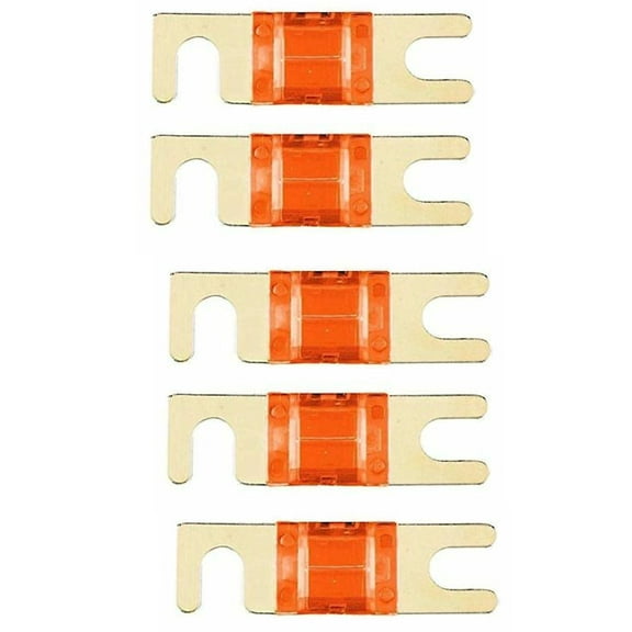 IMC Audio 40 Amp Mini ANL Fuse Gold for Car Audio Auto Marine Audio 5 Pack