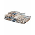 thumbnail image 2 of Texas Star Rustic Towel Set of 3, Soft Microfiber Bath Towels, Hand Towel, Washcloths, Country Blue Berry Brown Wooden Plank Quick-Dry Absorbent Towels for Bathroom Kitchen Hotel Beach Gym Spa, 2 of 7
