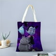 thumbnail image 2 of Vampirina Bolso de tela con estampado de lienzo para mujer, bolsa de compras reutilizable y estética, con cremallera interior, regalo para mujer, 35 × 40 cm., 2 of 6