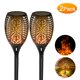 thumbnail image 4 of Paquete de 2 linternas solares para exteriores con 33 LED y llama parpadeante, 4 of 8