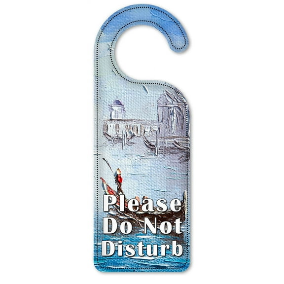 Do Not Disturb Door Knob Hanger Sign - Lovers Gondola Ride