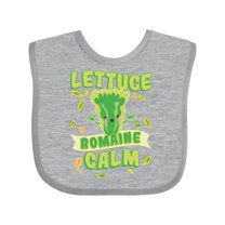 Inktastic Lettuce Romaine Calm Boys or Girls Baby Bib