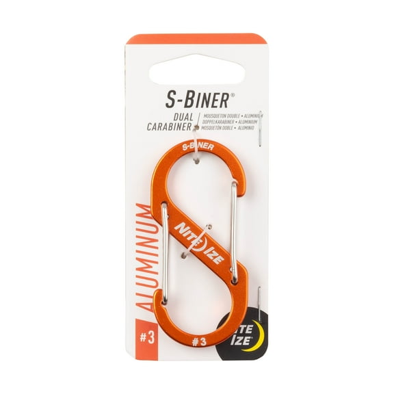 Nite Ize S-Biner® Dual Carabiner Aluminum #3 - Orange