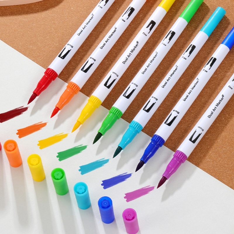 60/72/80/100 Color Acrylic Pen Acrylic Markers Quick Drying Coloring Markers