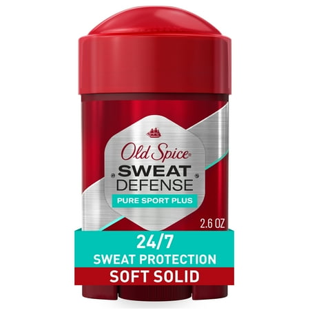 Old Spice Sweat Defense Antiperspirant Deodorant for Men, Pure Sport Plus, 2.6 oz