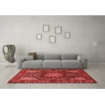 thumbnail image 3 of Ahgly Company Indoor Square Medallion Red Traditional Area Rugs, 3' Square, 3 of 4