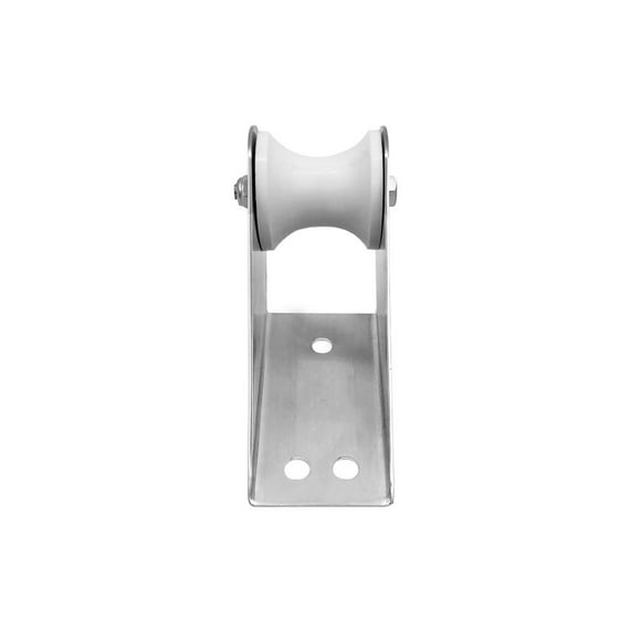 Speravity Rodillo de goma de proa, acero inoxidable 316, caucho de grado marino, rendimiento fiable, resistente a la corrosión, pulido de espejos, yate Bombillas para automóviles Blanco Speravity VI001935-01