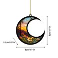 thumbnail image 4 of GCVIZUSO Christmas Decorations Indoor Clearance! Christmas Tree Hanging Ornaments,Christmas 2D Acrylic Christmas Tree Decoration Pendant Party Holiday Party Decoration Pendant, 4 of 4