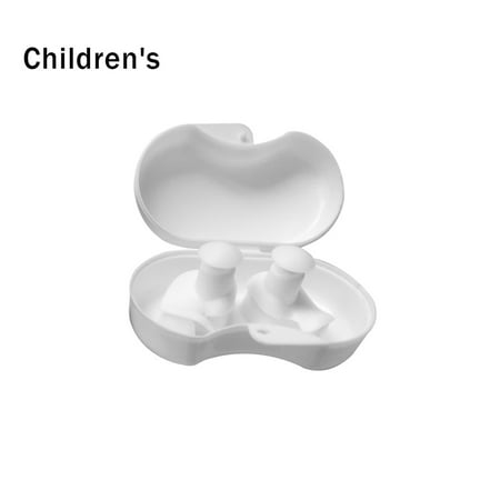

ABIDE 2pcs Swimming Waterproof Silicone Earplugs Resting Sleeping Working Noise Cancelling Silicone Earplugs Adults