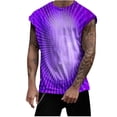 thumbnail image 2 of Cameland Débardeur de Sport pour Hommes, Décontracté, Mode, à Imprimé, Col Rond, Chandail Sans Manches, 2 of 5