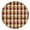 Brown Beige Green, variant on Red Black White Checkerboard Checkered Pattern Round Fitted Tablecloth with Elastic Edge,Dining Table Cover Waterproof,Outdoor Round Tablecloth for Camping,Dining,Indoor and Outdoor