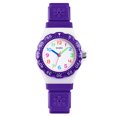 thumbnail image 1 of Reloj de cuarzo con esfera redonda para niños, reloj de pulsera impermeable informal deportivo para niños Gilrs, correa ajustable Scienceny EL4553-02, 1 of 2