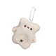 thumbnail image 3 of Llavero de peluche para mujeres y niñas, adorable muñeco de peluche, llavero con chirriador. Blanco, 3 of 9