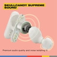 thumbnail image 4 of Skullcandy Smokin' Buds XT True Wireless in-Ear Earbuds, Bone, 4 of 10