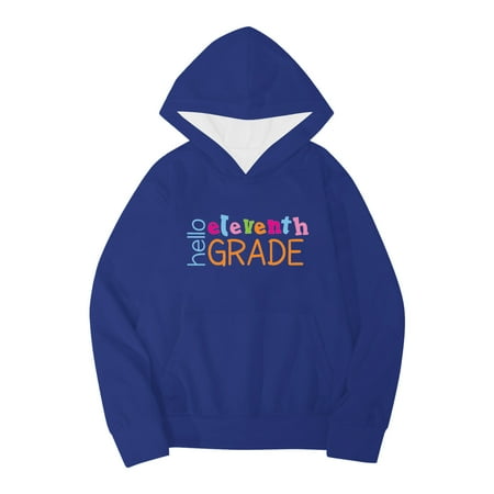

Sweatshirts for Teen Girls Autumn Winter Letter Printed Long Sleeve Christmas Warm Skin-Friendly Comfortable Boys Hoodies