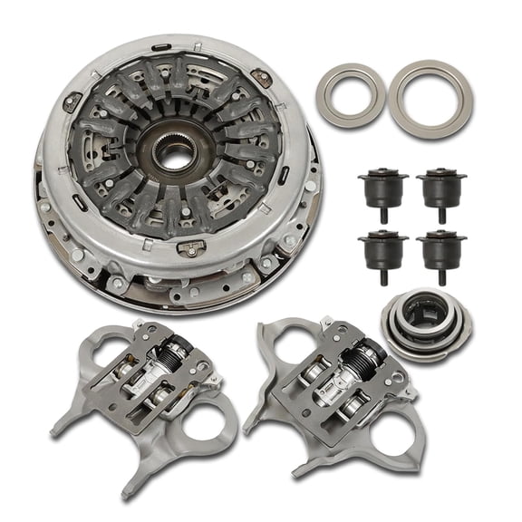 Thomletha Transmission Dual Clutch Fork Kit 6DCT250 DPS6 Replacement for Focus Festa 2012-2019