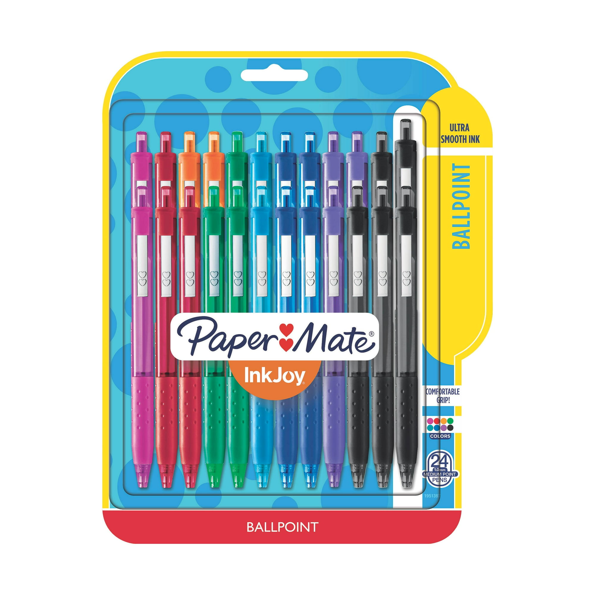 Paper Mate 1956770 InkJoy 100 CAP Lot De 20 Stylos Bille Pointe Moyenne