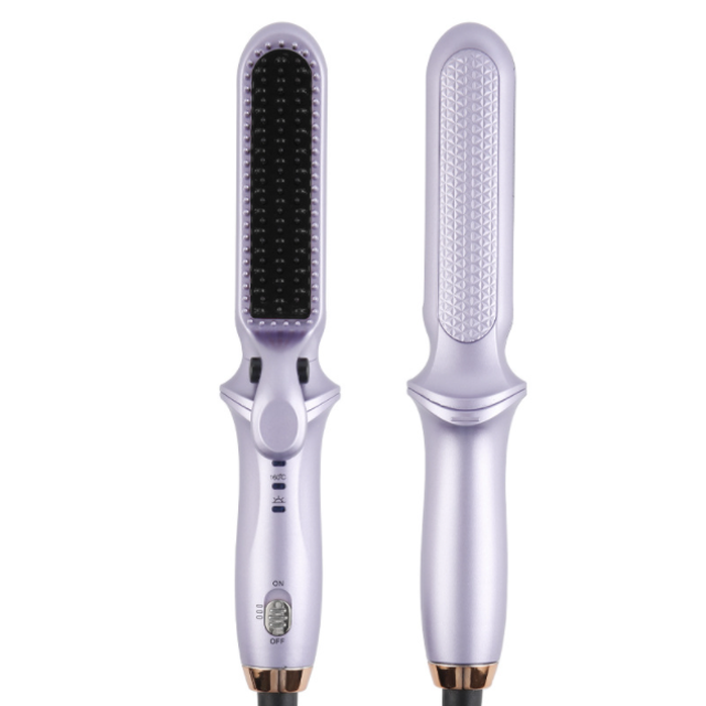 Plancha para el cabello y rizador, rizador de herramientas térmicas, plancha para el cabello con temperatura ajustable y rizador 2 en 1, herramientas térmicas para el cabello de tamaño de viaje Ormromra CZMR-HQ230-2