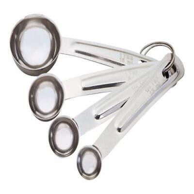 

3Pc Good Cook Stainless Steel Silver Measuring Spoon Set