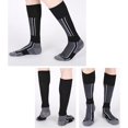 thumbnail image 5 of Calcetines de esquí 2 pares de calcetines de snowboard cálidos de invierno de alto rendimiento para mujer, calcetines deportivos térmicos largos, gruesos y transpirables para esquiar, patinar y hacer, 5 of 5