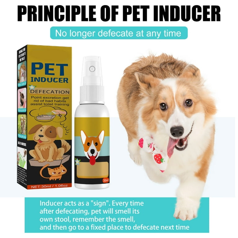 Dog Toilet Training Spray Inducer Go Here Potty Pet Excretion Training Spray Walmart