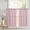 Pink, variant on Cotton 2 Inch Wide Stripes Print Café Tier Curtains Window Treatment Kitchen Home Décor
