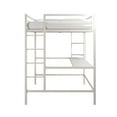 thumbnail image 4 of Novogratz Maxwell Metal Full Loft Bed with Desk & Shelves, 4 of 9