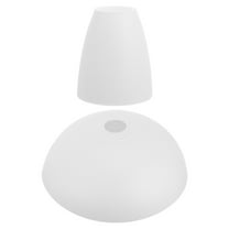 PAMINGONO 2Pcs White Plastic Lampshades for Table and Floor Lamps Easy Installation