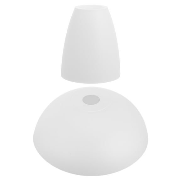 PAMINGONO 2Pcs White Plastic Lampshades for Table and Floor Lamps Easy Installation