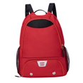 thumbnail image 4 of FVDPWYE Drawstring Basketball Backpack Basketball Carry Bag Organizer Sackpack with Shoe Red, 4 of 8