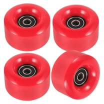 OUNONA 4 Pcs Four Wheel Roller Skates for Kids Adjustable Size Durable Outdoor Inline Skating Shoes