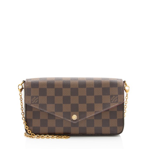 Pre-Owned Louis Vuitton Damier Ebene Felicie Pochette