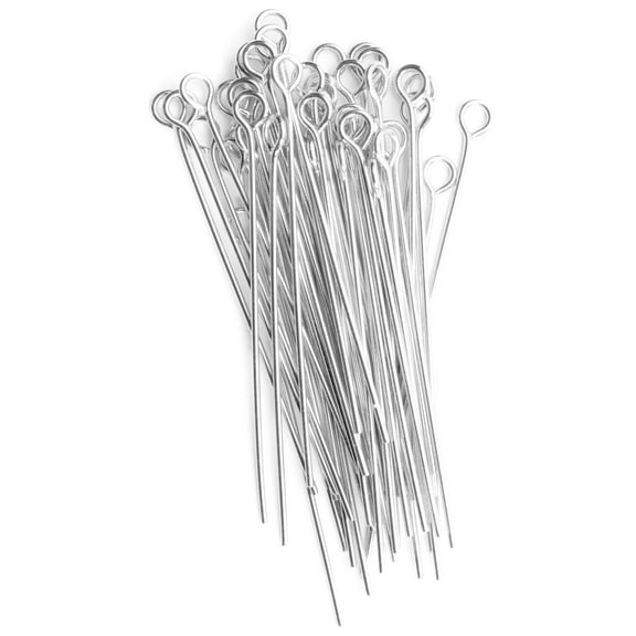 Cousin DIY Metal Bright Silver Eye Pin, 315 Piece