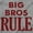 Heather, variant on Big Brothers Rule Oldest Bro Funny Bodysuit Jumper Boys Infant Baby Brisco Brands NB
