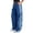 pants 73#Blue, variant on Womens Wide Leg Baggy Track Pants Low Rise Side Striped Slouchy Palazzo Sports Athletic Sweatpants Loose Cozy Versatile Summer Dailywear