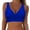 Blue, variant on A Gray Women's Bikini Top V Neck Wrap Look Bralette Swimwear Sports Bikini Halterneck Bikini Swimwear Vacation Swimsuits Summer Beach Bikini Top