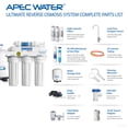 thumbnail image 2 of APEC Top Tier Supreme Certified High Flow 90 GPD Ultra Safe Reverse Osmosis Drinking Water Filter System (ULTIMATE RO-90), 2 of 9