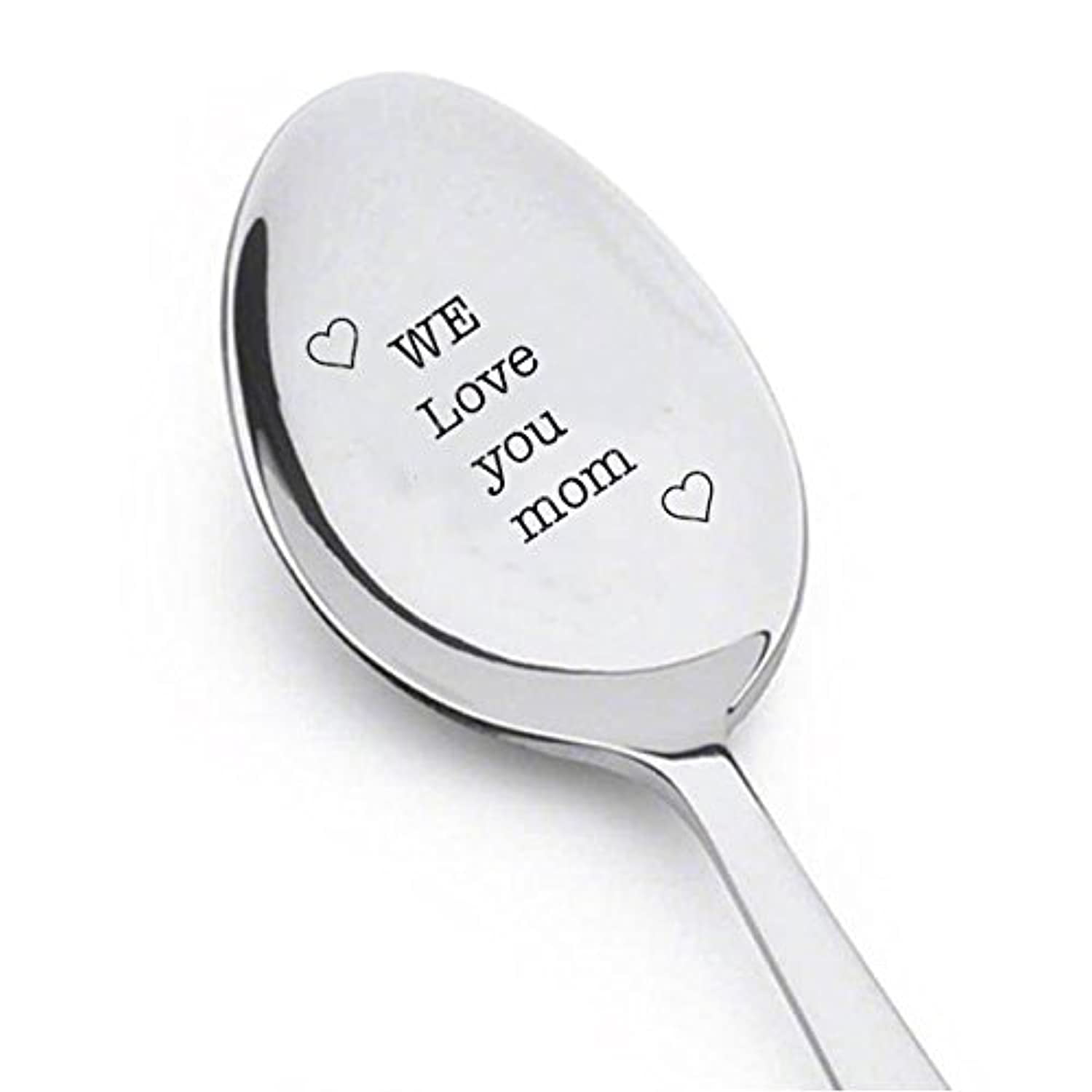 We love you momÂ Coffee Spoon Customizable Children's names Serving