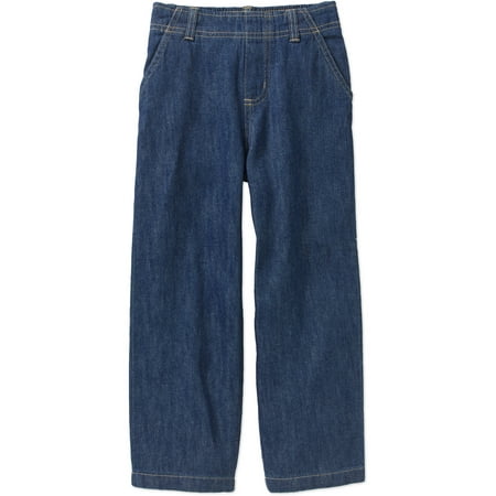 Boys Flat Front Denim Pants (Best Jeans For Flat Bottom)