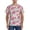 Purple Watercolor Flowers, variant on Purple Watercolor Flowers Print Men's Dry Fit Mesh Athletic Shirts Moisture Wicking Tennis T-Shirt Tops