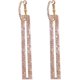 thumbnail image 3 of Pendientes largos con circonita cúbica rectangular geométrica y diamantes de imitación para mujer, hipoalergénicos, 3 of 4