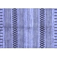 thumbnail image 1 of Ahgly Company Indoor Rectangle Abstract Blue Modern Area Rugs, 3' x 5', 1 of 4