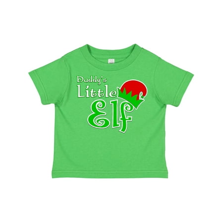 

Inktastic Daddy s Little Elf Gift Toddler Boy or Toddler Girl T-Shirt