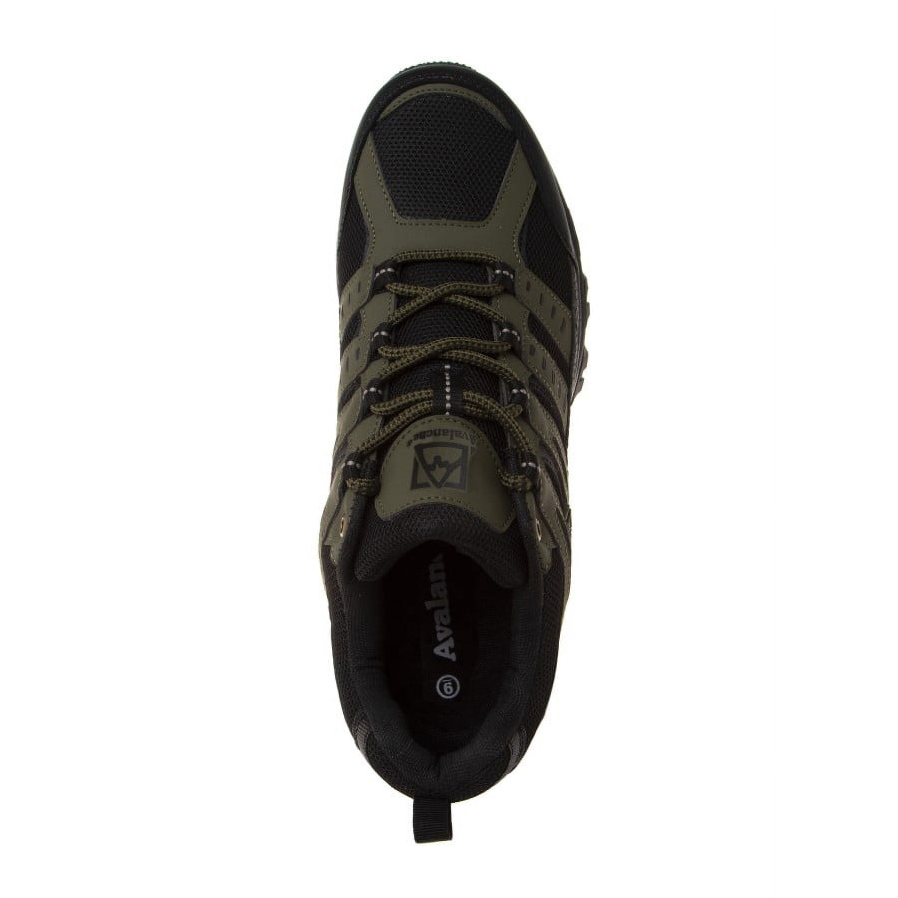 Avalanche Men Hiking Shoes - Olive, Size: 12