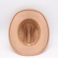 thumbnail image 3 of Eosunjian Cowboy Hat Polyester Lightweight Cowboy Hat Cowboy Hat for Women Men Brim Western Style with Bull Head Band Decoration Lightweight for All-day, 3 of 8