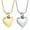 2pcs, variant on Men Women Little Heart Memorial Cremation Jewelry for Ashes Holder Urn Necklace Lockets for Human Ashes Pendent for Ashes and Chain