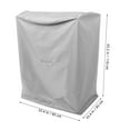 thumbnail image 2 of QUMIIRITY Dustproof Chipper Shredder Cover Grey Oxford Cloth for Year-Round Usage 1Set, 2 of 8