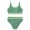 Green, variant on XBASW Kids Teen Girls 2PCS Swimsuits Summer Bikini Beach Sets Summer Halter Swimwear&nbsp;bathing Suit for 7-14 Years