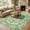 5*7ft-green, variant on Area Rug 10x13 Rugs for Living Room Modern Floral Rug Washable Rugs Non Slip Stain Resistant Floral Throw Carpet Low Pile Folding Floor Cover for Farmhouse Dining Room Dorm，Beige